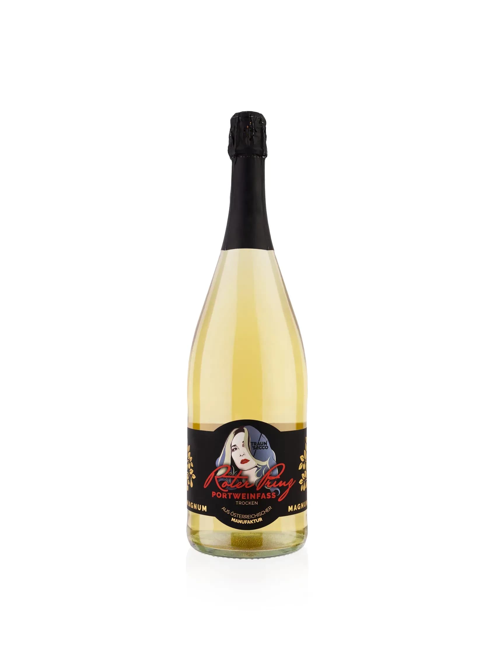 Traunsecco Roter Prinz Schaumwein Sekt aus Österreich