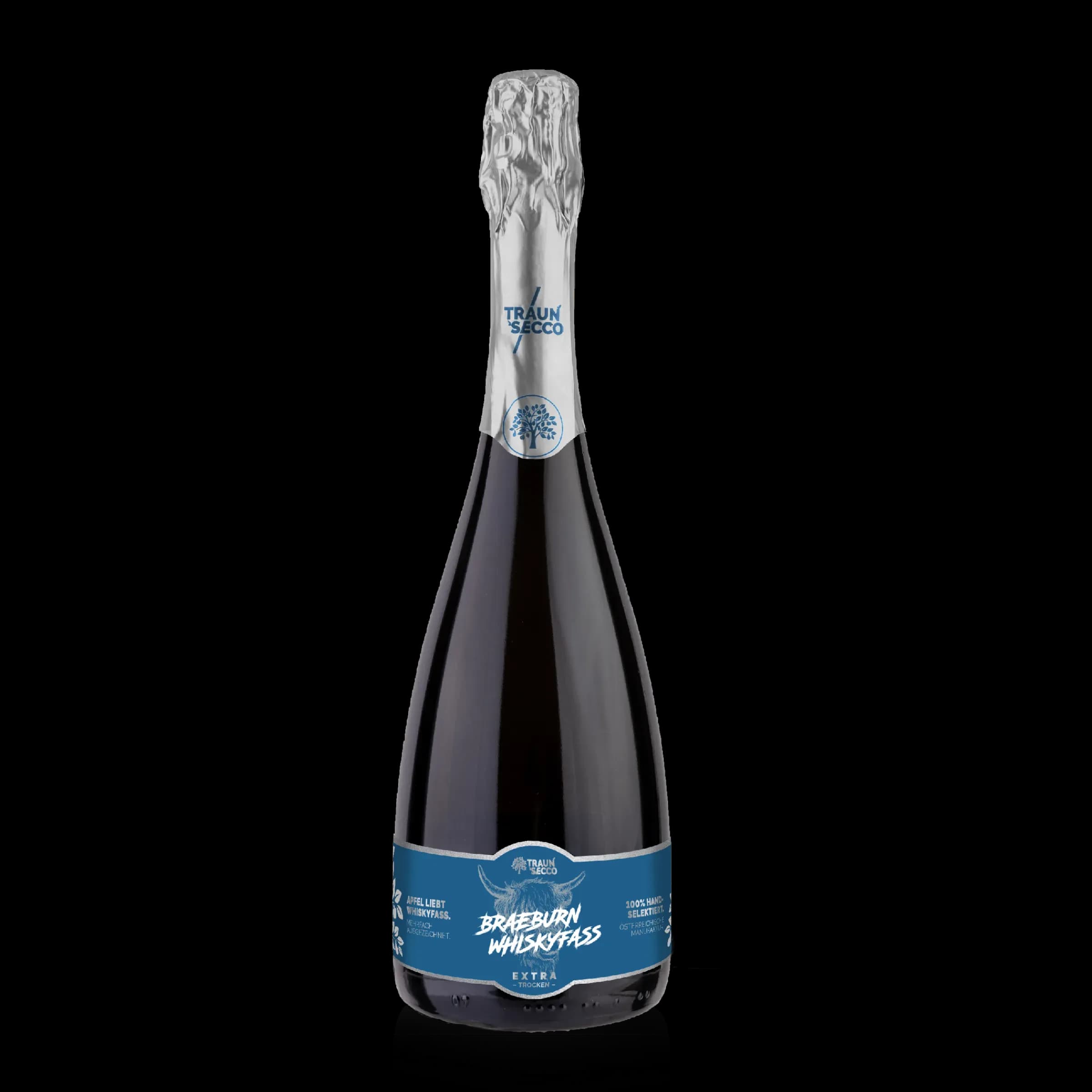 Traunsecco Sekt Breaburn Whiskyfass Schaumwein aus Österreich