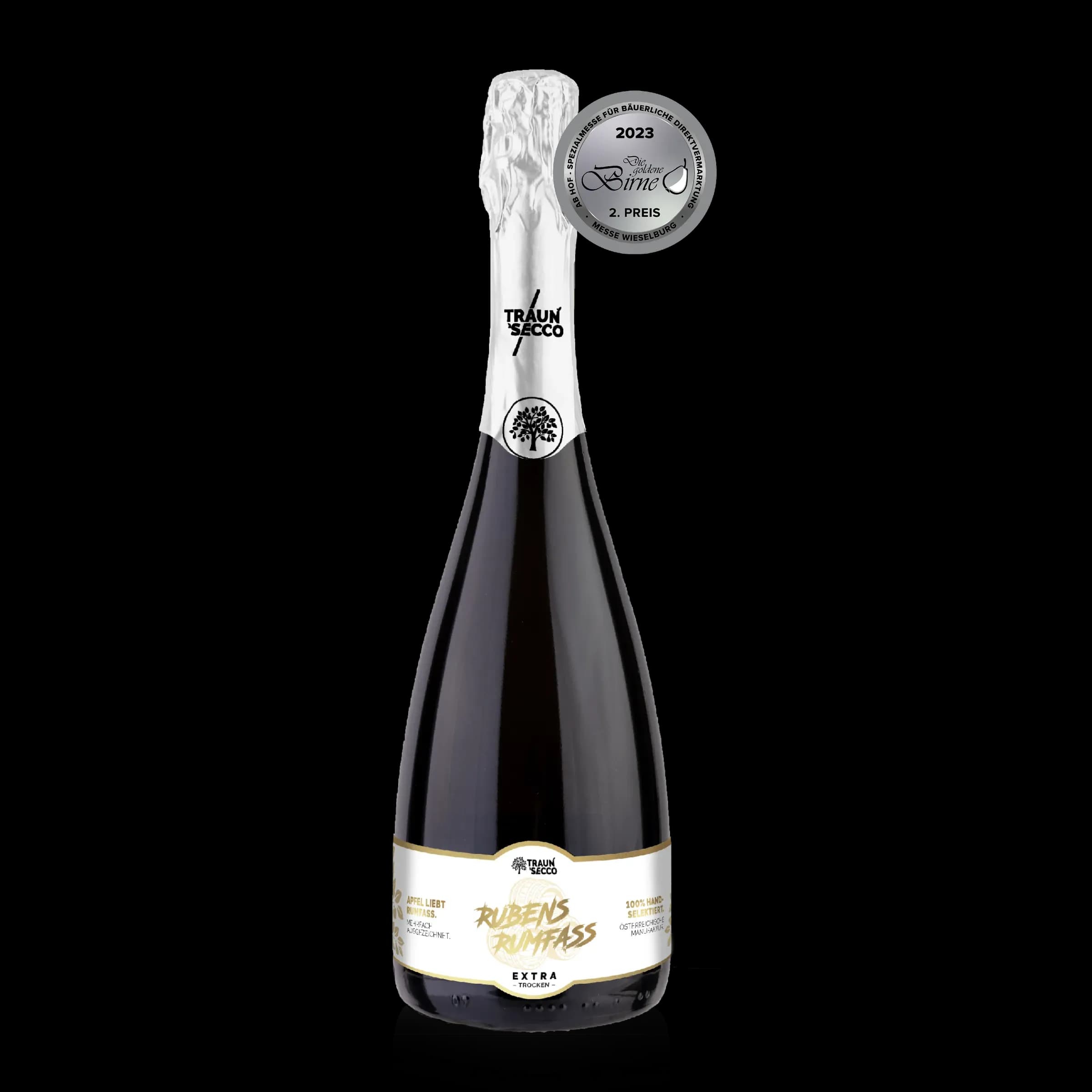Traunsecco Schaumwein aus Österreich Rubens Rumfass Sekt