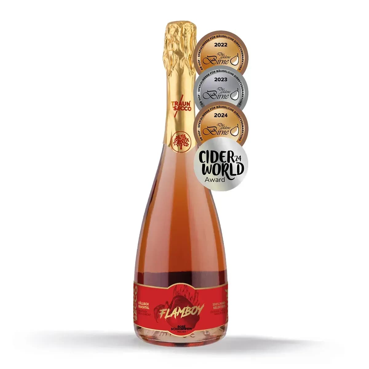 Traunsecco Flamboy Sekt Rosé Schaumwein