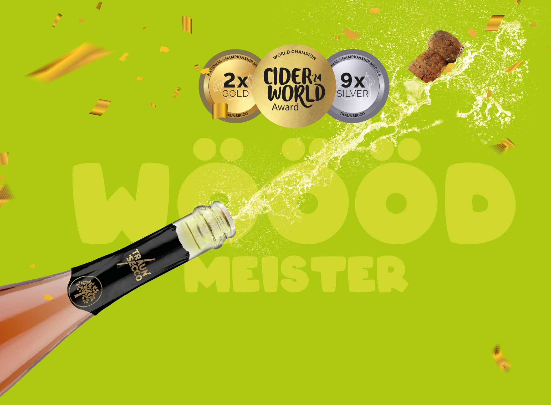 Geschenkset regionaler Schaumweine – Traunsecco Geschenkboxen aus Apfel- und Birnensorten bestellen